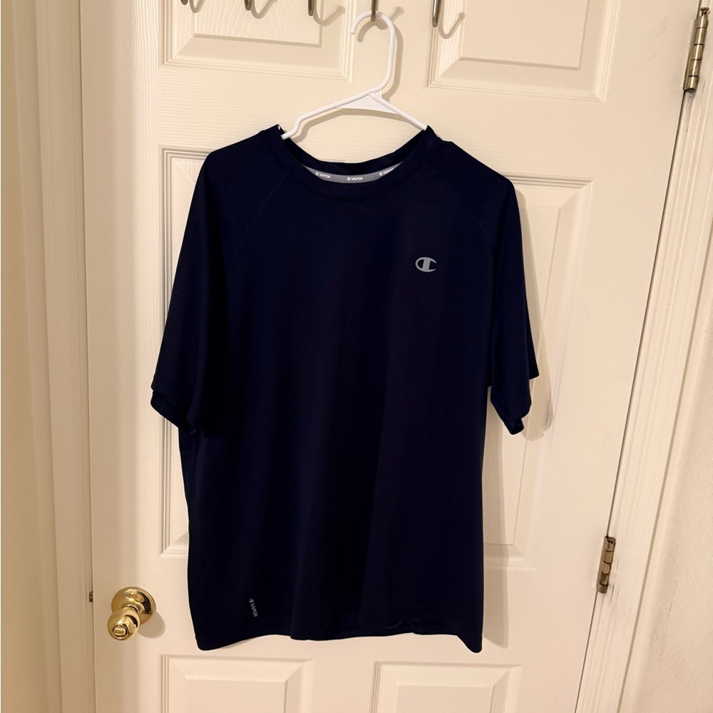 Champion Navy Blue Athletic Tee